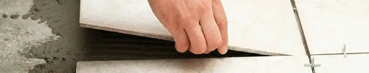 Professional installing ceramic tile floors in Austin, TX